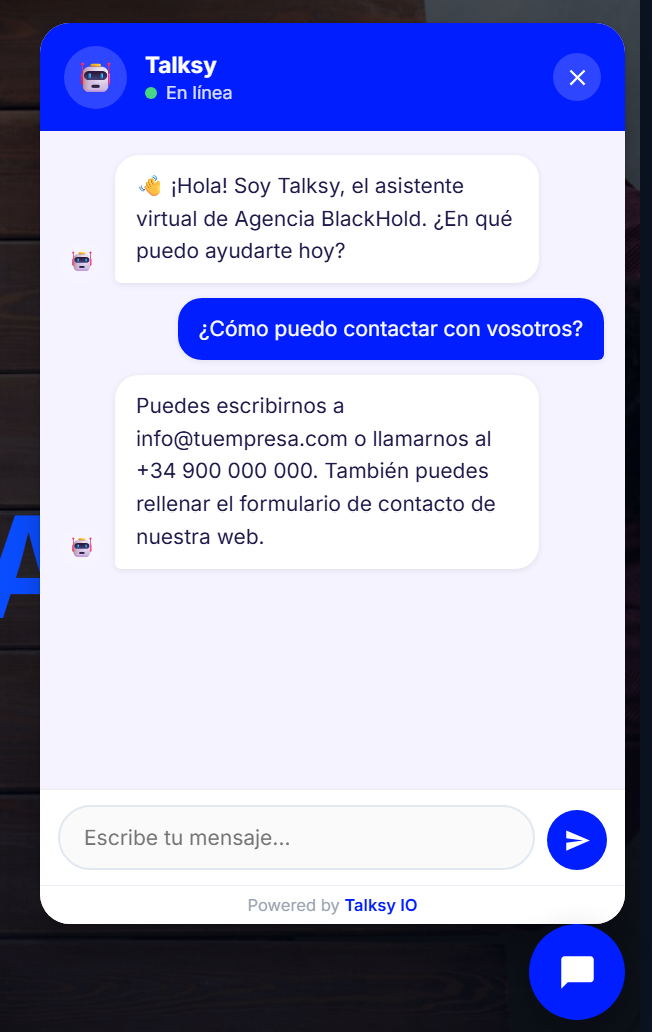Talksy PREMIUM – Chatbot IA ilimitado para WordPress - Imagen 2