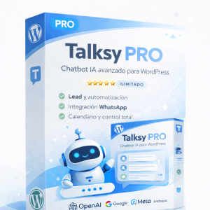 Talksy PRO – Chatbot IA avanzado para WordPress